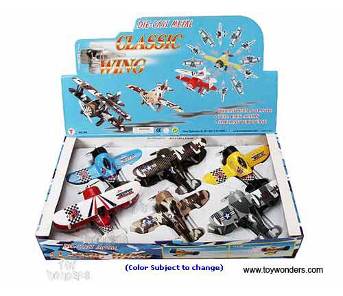 Classic Wing Airplanes (6 pc DISPLAY)